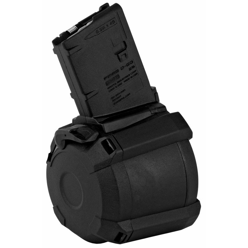 Magpul PMAG D-60 Gen M3 60-Round Drum Magazine 5.56 NATO/.223 Black MAG576-BLK