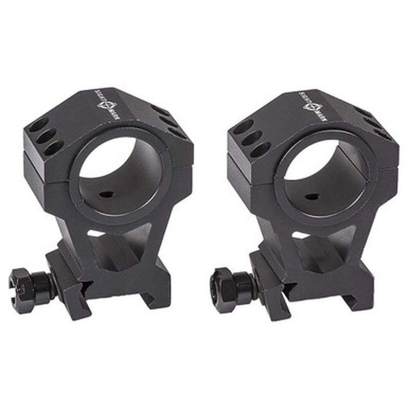 Sightmark 30mm/1in Extra-High Picatinny Scope Mount Rings SM34008