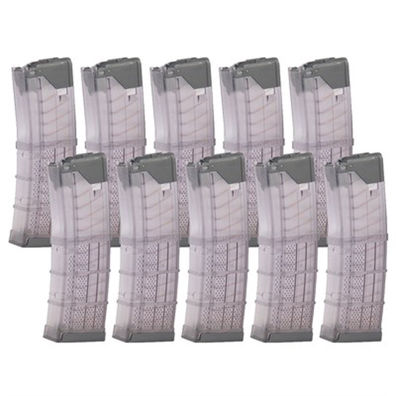 Advanced Warfighter Magazines L5awm Magazine 30-Round 223/5.56 Polymer Translucent Smoke