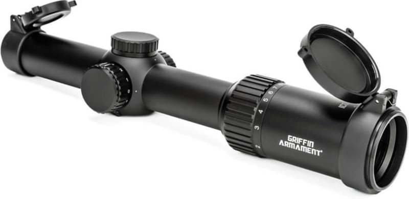 Griffin Armament ICO 1-8x28 LPVO Rifle Scope, 30mm Tube, First Focal Plane