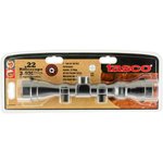 Tasco MAG39X32D Rimfire 3-9x 32mm Obj 17.75-6 ft @ 100 yds FOV 1" Tube Dia Black Matte 30/30