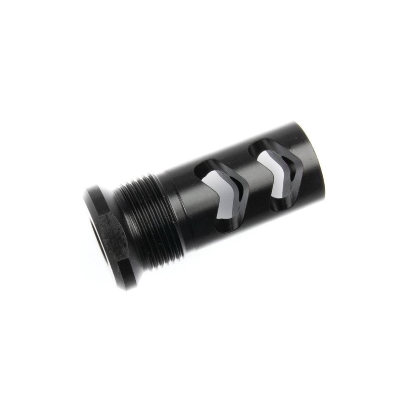 Wilson Combat Whisper Rapid-Thread Muzzle Brake 1/2-28, Black