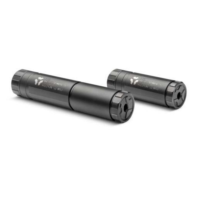 Advanced Armament Halcyon 5.7mm Rifle Suppressor, Black