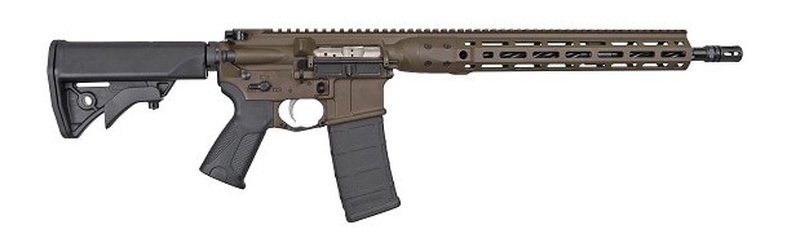 LWRCI COMP IC-DI 5.56 NATO Rifle 16.1 Inch Patriot Brown
