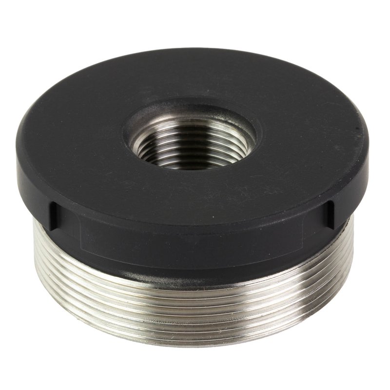 Energetic Armament Direct Thread Adapter Titanium 1/2-28 to 1.375x24 Black Cerakote EA22