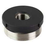Energetic Armament Direct Thread Adapter Titanium 1/2-28 to 1.375x24 Black Cerakote EA22