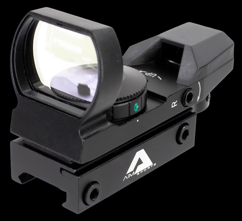 Aim Sports Classic Edition Reflex Sight RT403 1x34mm Red Green Reticle Picatinny Mount