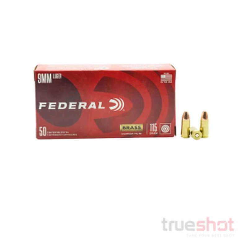 Federal Champion Training 9mm 115 Grain FMJ 1000 Rounds
