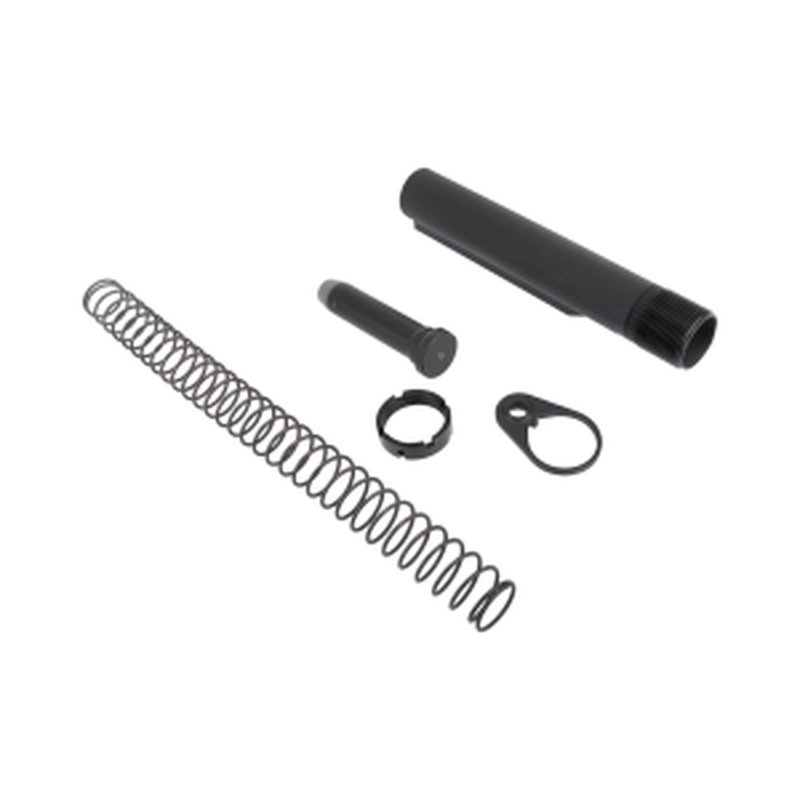 Evolve Weapons Systems 7075 H2 Buffer Kit - Sprinco Blue Spring & EWS QD End Plate/Castle Nut