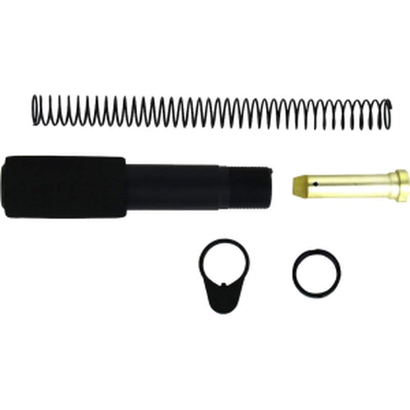 TacFire AR-15 Pistol Buffer Tube Kit Black Mil-Spec 3 oz Buffer