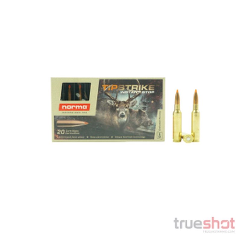 Norma 6.5 Creedmoor 140 Grain TipStrike Ammunition