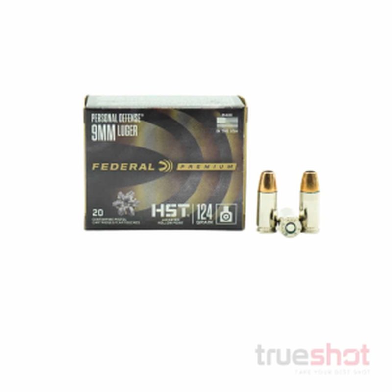 Federal Premium HST 9mm 124 Grain JHP Ammunition