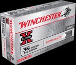 Winchester Super-X Ammunition .38 Special 148 Grain Lead Wad Cutter