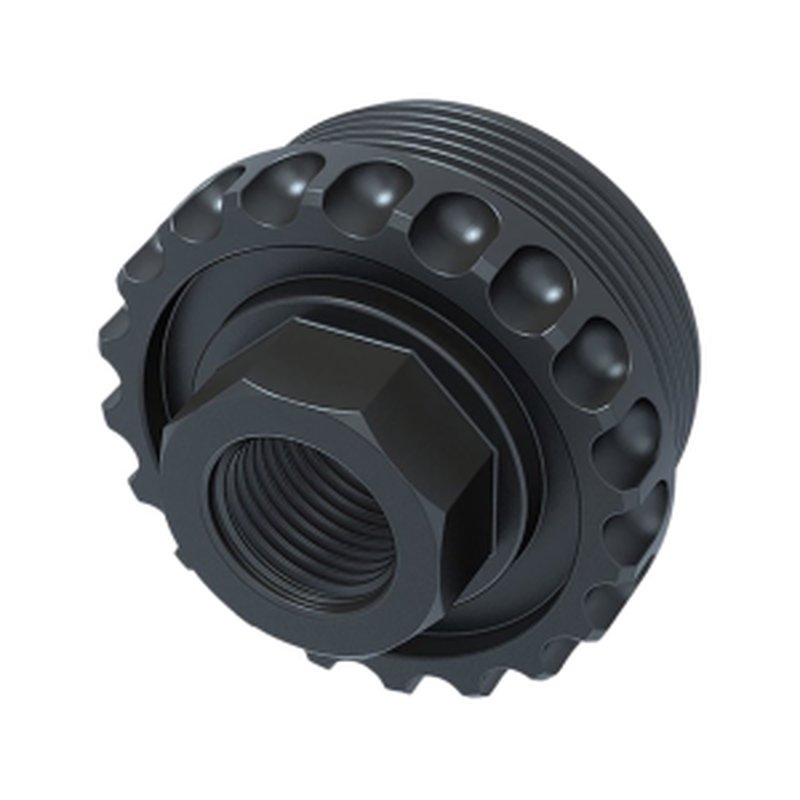 LANTAC ADC HUB Mount Direct Thread Adapter 5/8-24 Thread Steel