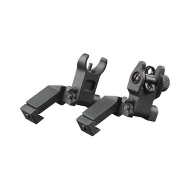Aim Sports MT45FS 45° Offset Low-Profile Flip-Up Iron Sight Set for AR-15