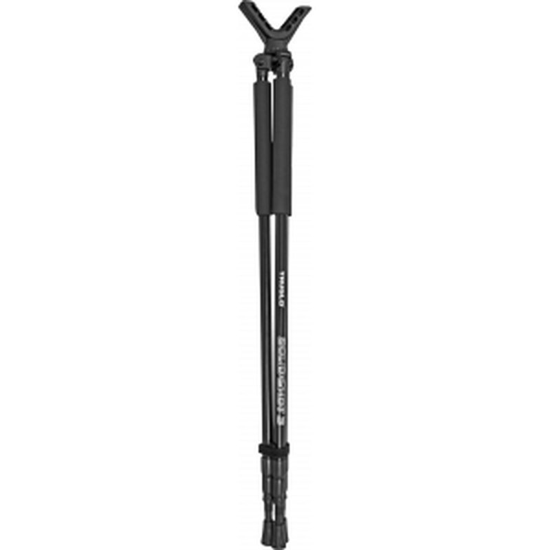 TruGlo TG8925XB SOLID-SHOT Bipod 22-68 Black