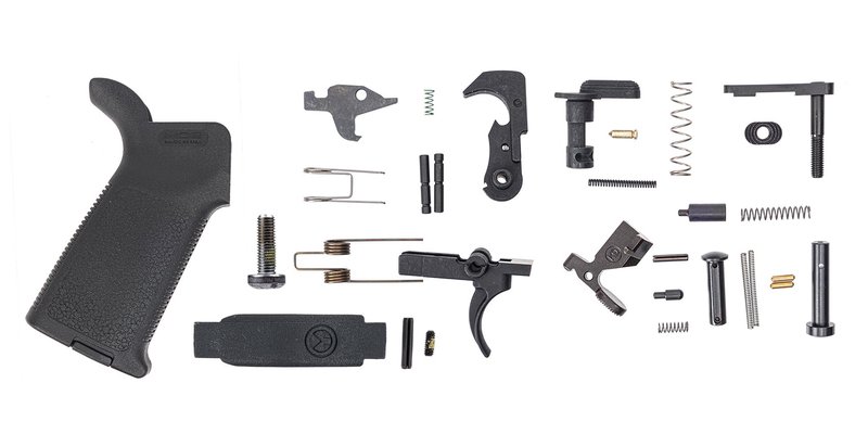 PSA MOE Lower Parts Kit, Black