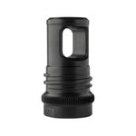 Advanced Armament Co (AAC) Blackout Muzzle Brake 90-Tooth Titan-QD Suppressor Mount 338 Lapua Magnum, 300 Winchester Magnum 5/8"-24 Thread Stainless Steel Matte