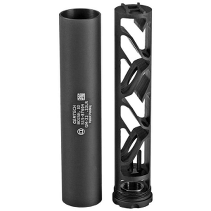 Gemtech GM-22 22LR Direct Thread Silencer Suppressor 5in Black