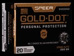 Speer Gold Dot 10mm 200 Grain Hollow Point Ammunition