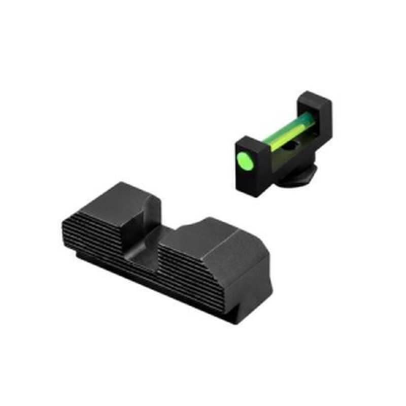 Xs Sight Systems Green Suppressor Height Fiber Optic Sights for Glock 20/21/30/36/41 Pistol