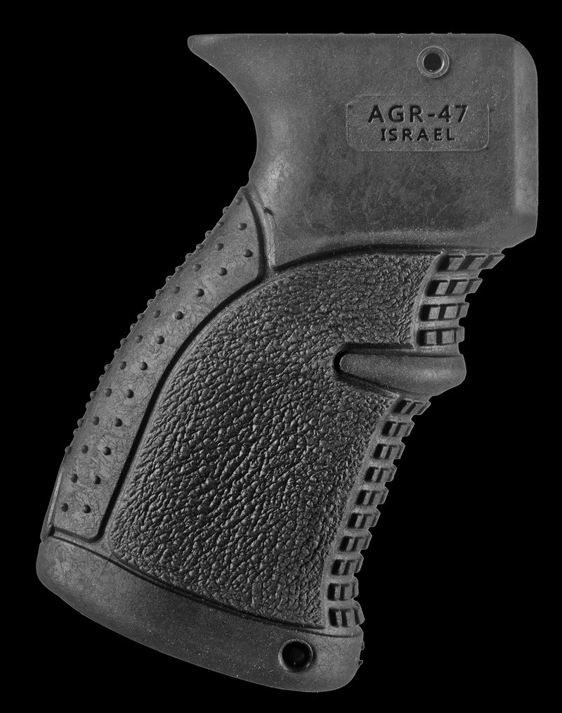 FAB DEFENSE (USIQ) AGR-47 Rubberized Ergonomic AK-47 Pistol Grip FXAGR47B, Black