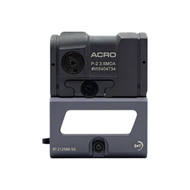 B&T Aimpoint ACRO P-2 AP-200871-SG-39-QD 1x 3.5 MOA Red Dot Reticle Gray 39mm QD Mount
