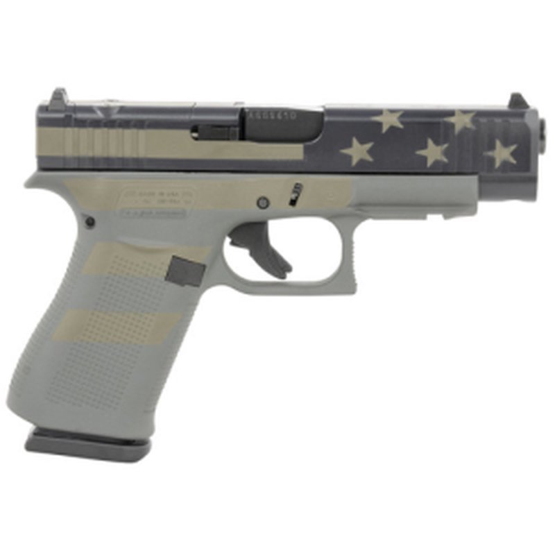 Glock G48 MOS 9mm 4.17in 10rd Optic Ready Pistol Operator Flag