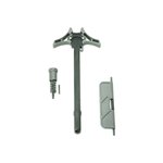 Timber Creek Enforcer AR-15 Upper Parts Kit Aluminum Tungsten AR Billet Dust Cover & Ambi Charging Handle