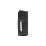 Leapers UTG - AR10 Windowed Magazine - 308 Winchester - 25 Rounds - Fits SR25/AR10/LR308/M110 - Black Polymer w/ Blue Anti-Tilt Follower - RBT-DM25
