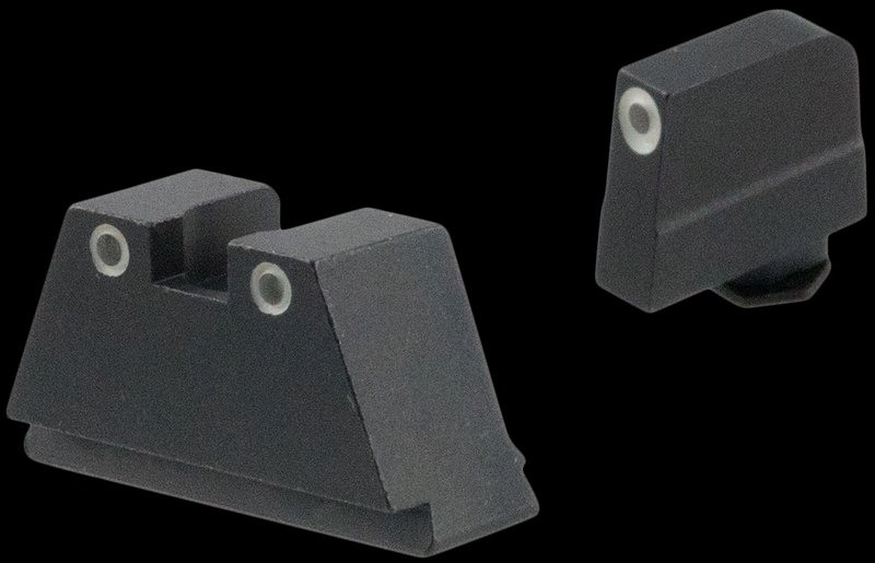 Ameriglo GL349 Optic-Compatible 3XL Tall Tritium Sight Set for Glock