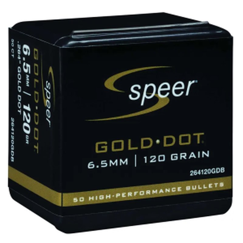 Speer Gold Dot 264120GDB .264 120 Bonded Soft Point Ammunition