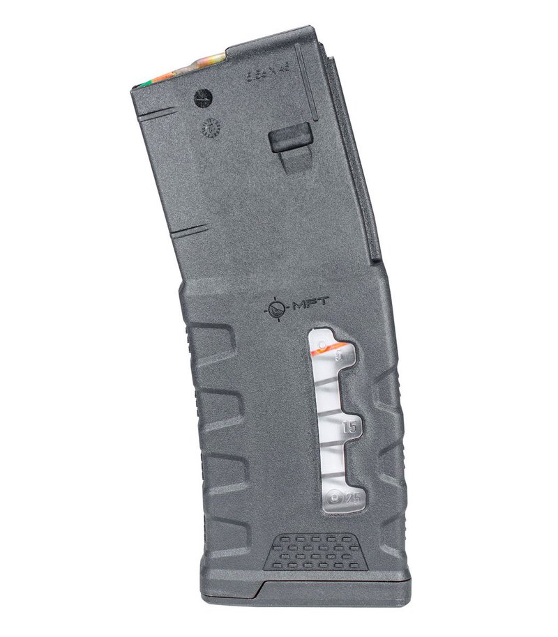 Mission First Tactical 30rd Extreme Duty Window 5.56 Magazine, Black - EXDPM556-W-BL
