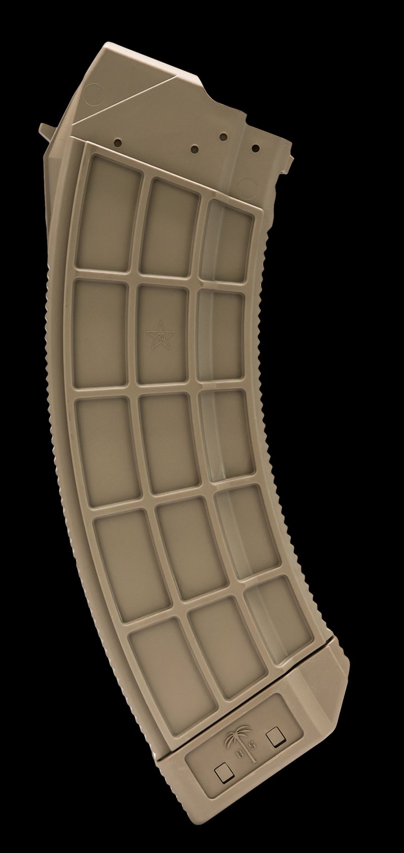 Century Arms US Palm 30rd AK47 Magazine 7.62x39mm Polymer FDE