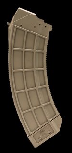 Century Arms US Palm 30rd AK47 Magazine 7.62x39mm Polymer FDE