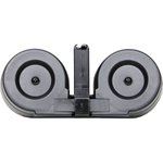Iver Johnson AR-15 Magazine .223 Remington 100-Round Drum Black Clear Poly