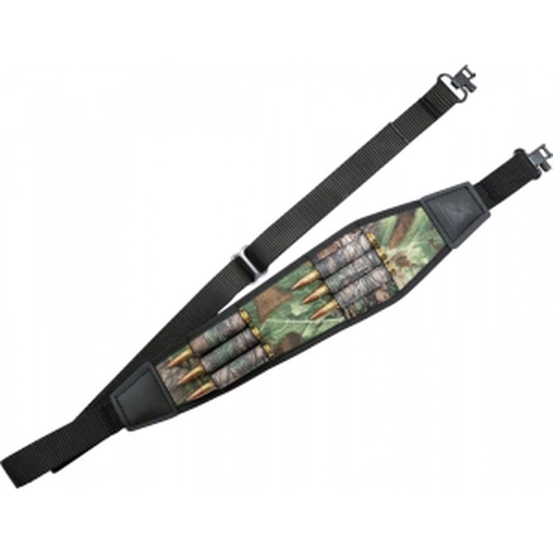 Grovtec US Inc GTSL115 Rifle Ammo Sling with Locking Swivels Padded Realtree Xtra