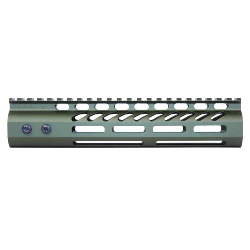 Guntec USA 4in Ultra Lightweight Thin M-LOK System Handguard w/ Monolithic Top Rail