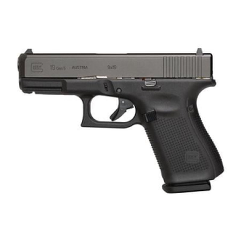 Glock G19 Gen5 9mm 4.02" 15+1 nDLC GNS Interchangeable Backstrap Grip