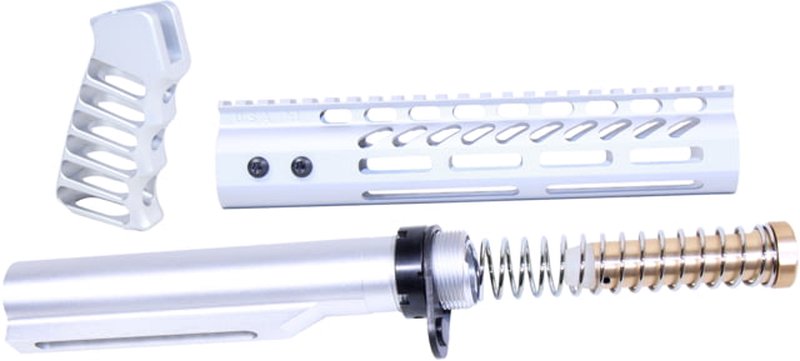 Guntec USA AR-15 9" Pistol Brace Build Kit w/ Mil-Spec Buffer Tube