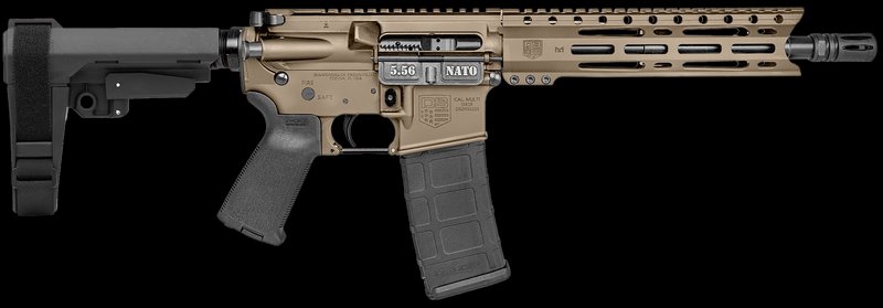Diamondback DB15 AR-15 Pistol 10" Chrome Moly Vanadium Barrel Direct Impingement