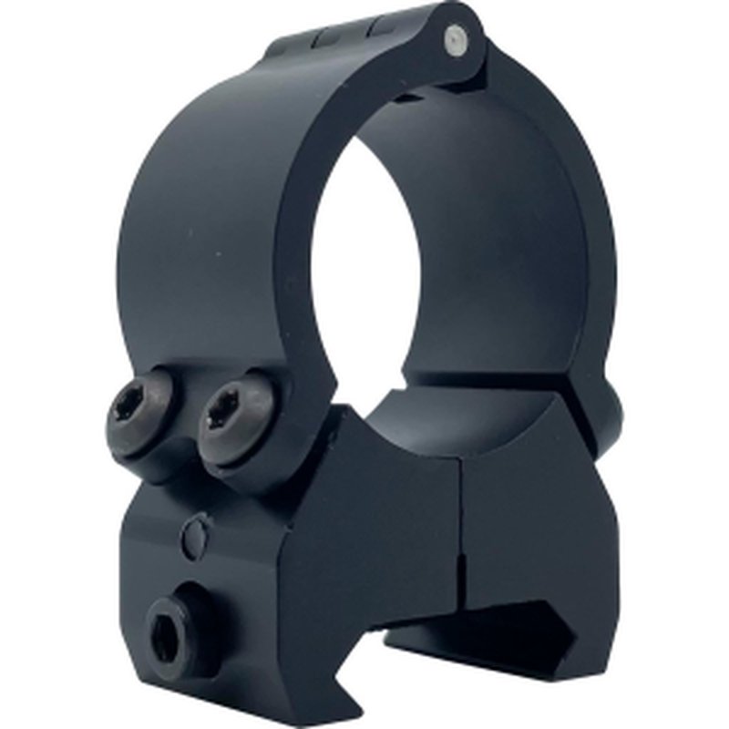 Universal 1" Hinge Picatinny/Weaver Mount Scope Rings - Matte Black - Low/Medium/High