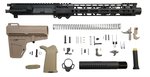 PSA 10.5" 5.56 NATO 1:7 12" Slant M-LOK MOE EPT Shockwave Pistol Kit, Flat Dark Earth