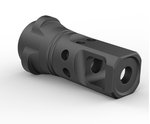 Breek Arms - Echo Single-Port Muzzle Brake for 3QD, 5.56, 1/2x28 - BRK4330