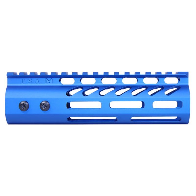 Guntec USA 4in Ultra Lightweight Thin M-LOK System Handguard w/ Monolithic Top Rail