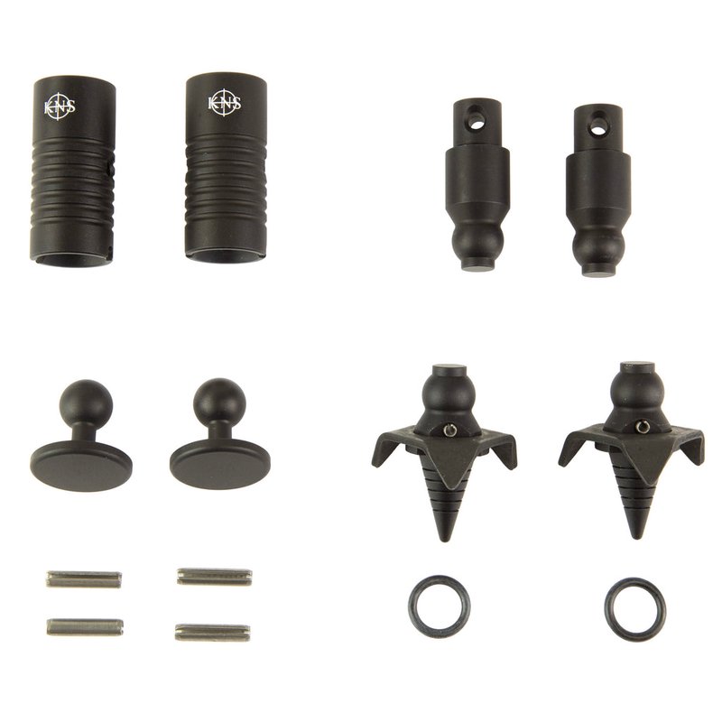 KNS Precision SnapFoot Quick-Change Bipod Kit for Harris Bipods Black