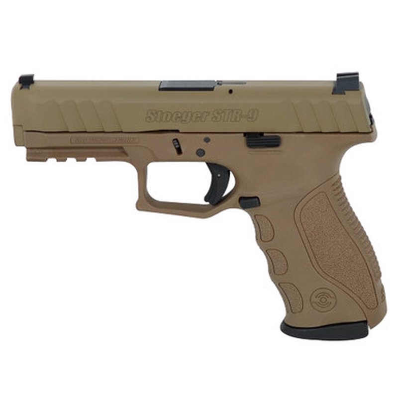 Stoeger STR-9 9mm Pistol FDE Cerakote with 3 Magazines and 3 Backstraps