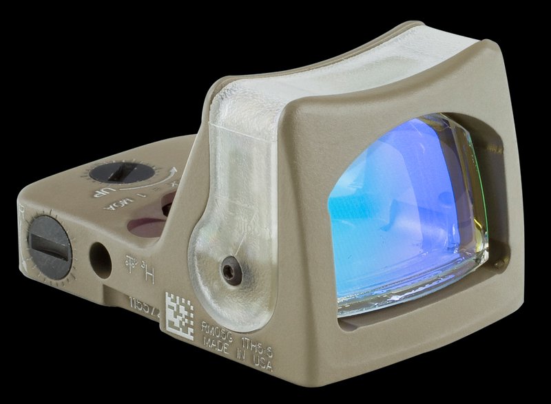 Trijicon 700210 RMR Dual Illuminated Red Dot Sight Flat Dark Earth 9 MOA Green Dot