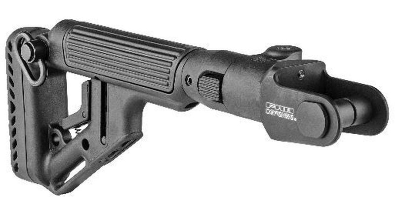 FAB Defense Tactical Folding Buttstock with Cheek Riser for AKMS