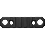 Grovtec Picatinny Rail 5-Slot M-LOK 3.1 in with Push Button Base Black